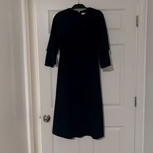 Tibi- Midi Navy dress. Below the knee. Worn once